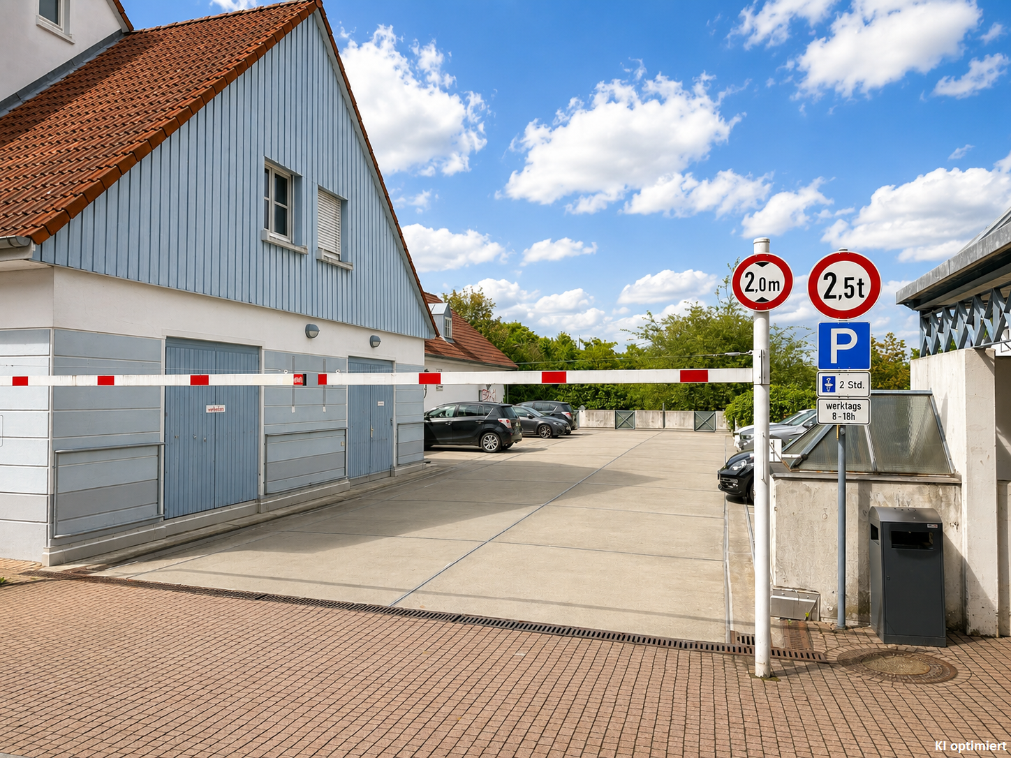 Straßenansicht / Parkdeck