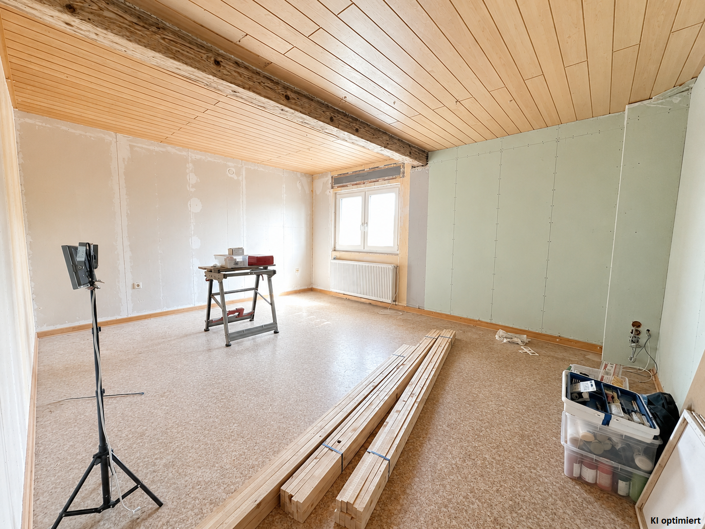 Schlafzimmer OG in Renovierung